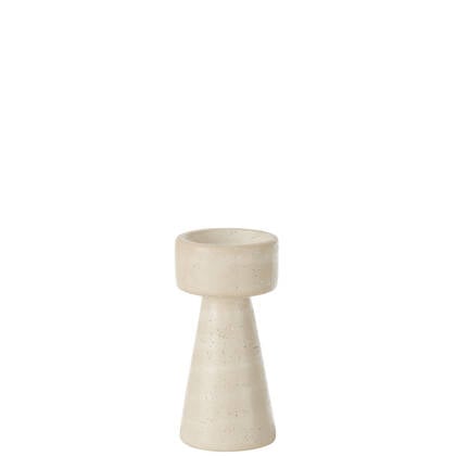J-Line kandelaar Orlina - cement - creme - medium Beige