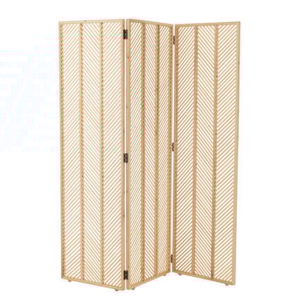 J-Line scherm Mili - bamboe|multiplex - naturel Beige