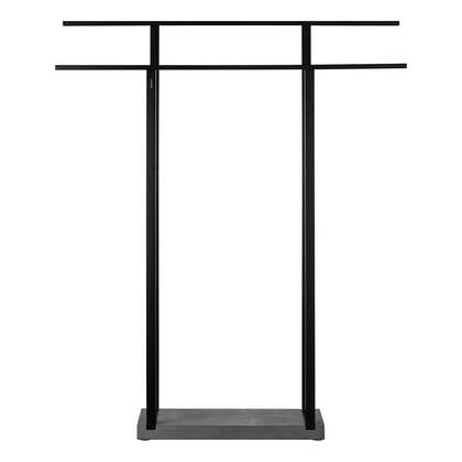 Menoto Handdoekrek 75 Cm | Zwart | Staal