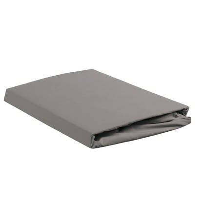 Ambiante Katoen - Topper Hoeslaken - 180x220 - Grijs