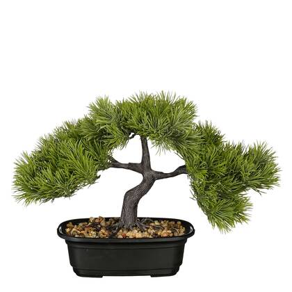 Mica Decorations Bonsai Kunstboom - L33 x B17 x H26 cm - Groen