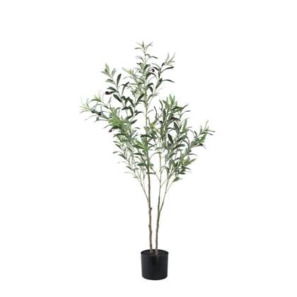 PTMD Kunstplant Olive - 92x65x126 cm - Polyester - Groen