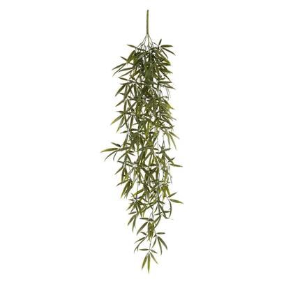 Mica Decorations Bamboe Kunst Hangplant - L105 x B35 x H3 cm - Groen