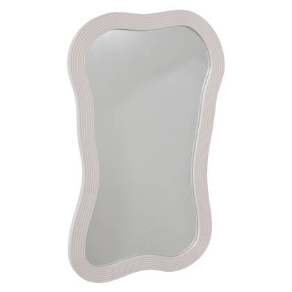 Fragix Wandspiegel Wavy 80x50 Ivory hout Bruin