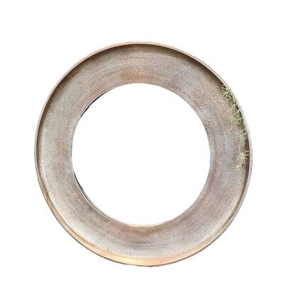 Benoa Tysons Small Brass Antique Round Mirror 62 cm Goud