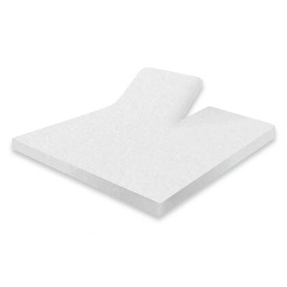 Eleganzzz Splittopper Molton Hoeslaken Katoen Wit