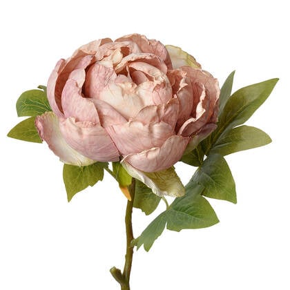 Clayre & Eef Kunstbloem Roos 48 cm Roze Kunststof