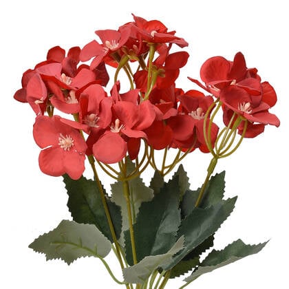 Clayre & Eef Kunstbloem 30 cm Rood Kunststof