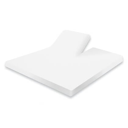 Eleganzzz Splittopper Molton Hoeslaken Stretch Wit