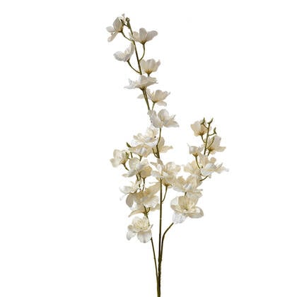 Clayre & Eef Kunstbloem 110 cm Wit Polyester Kunstplant