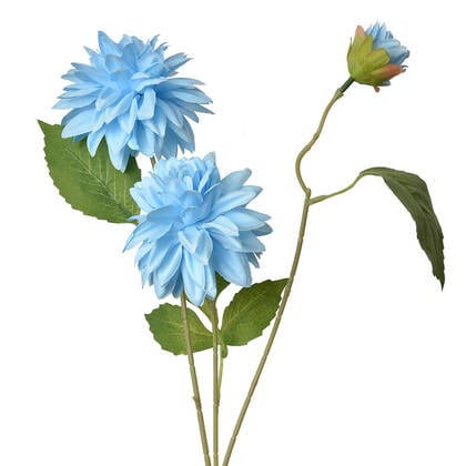 Clayre & Eef Kunstbloem 70 cm Blauw Kunststof