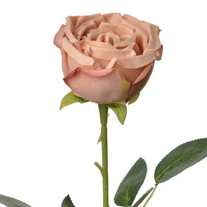Clayre & Eef Kunstbloem Roos 61 cm Roze Kunststof