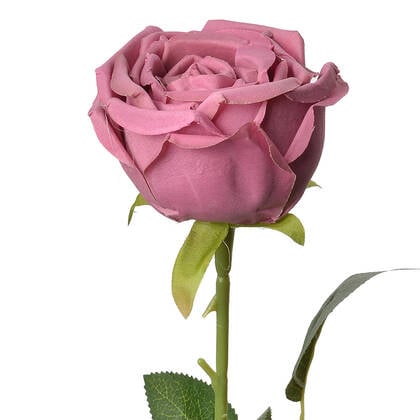 Clayre & Eef Kunstbloem Roos 61 cm Roze Kunststof