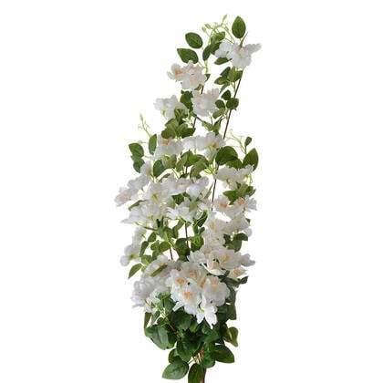 Clayre & Eef Kunstbloem 88 cm Wit Groen Kunststof