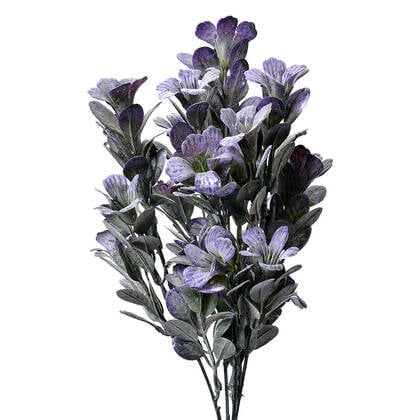 Clayre & Eef Kunstbloem 35 cm Blauw Kunststof