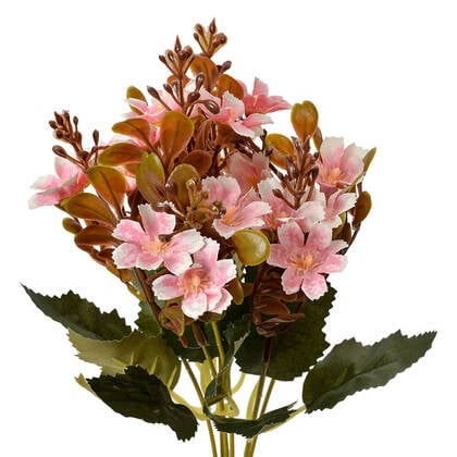 Clayre & Eef Kunstbloem 33 cm Roze Kunststof