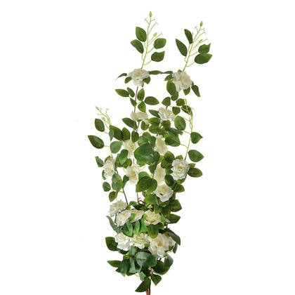 Clayre & Eef Kunstbloem 87 cm Wit Groen Kunststof