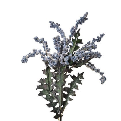 Clayre & Eef Kunstbloem 103 cm Blauw Kunststof