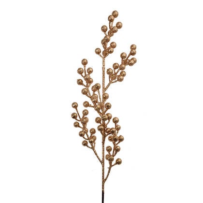 Clayre & Eef Kunstbloem 65 cm Koperkleurig Kunststof
