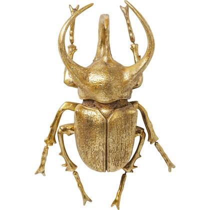 Wanddecoratie Atlas Beetle Kare Design Goud