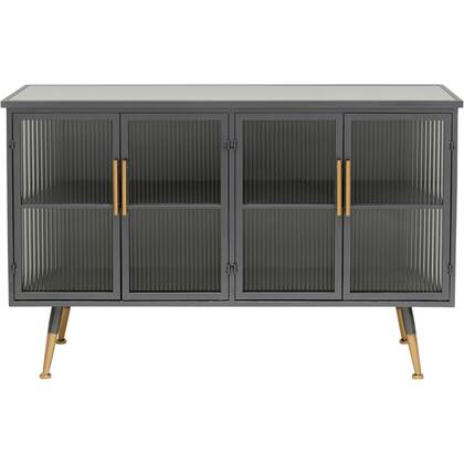 Kare Design La Gomera Dressoir 4 deuren Zwart