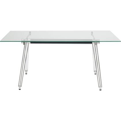 Kare Design Officia bureau chroom 160x80cm Zilver