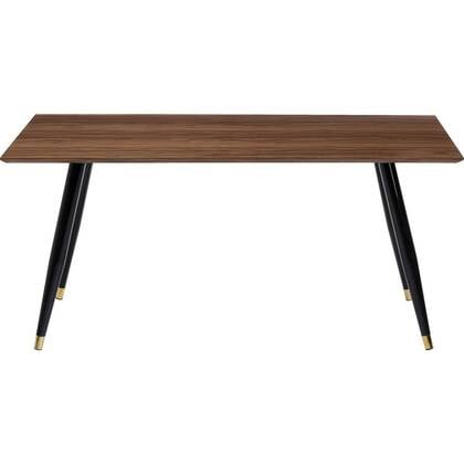 Kare Design Duran Square Eettafel 160x80cm Messing