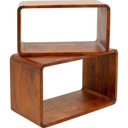 Kare Design Authentico Kubus Set van 2 Messing