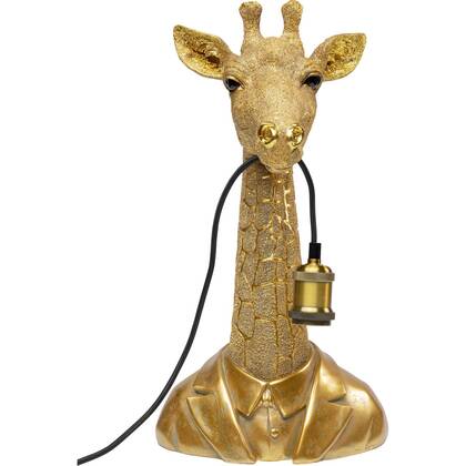 Kare Design Tafellamp giraffe Goud