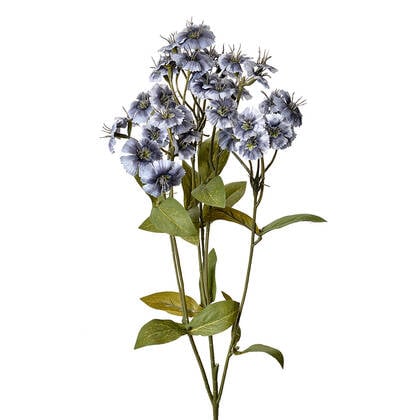 Clayre & Eef Kunstbloem 63 cm Blauw Kunststof