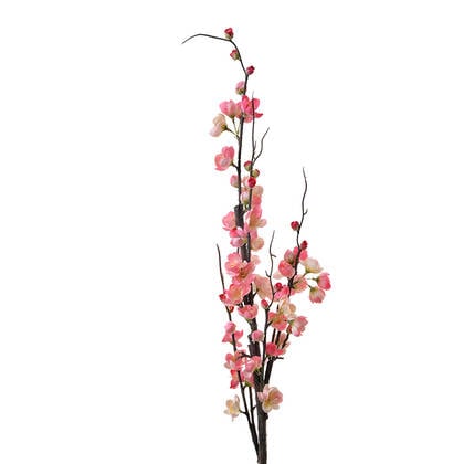 Clayre & Eef Kunstbloem 115 cm Roze Kunststof Kunstplant
