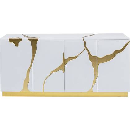 Kare Design Cracked Dressoir Wit