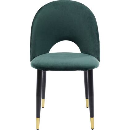 Kare Design Iris stoel - fluweel - Groen