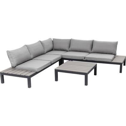 Tuinmeubelset Holiday Kare Design Zwart