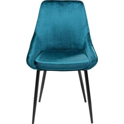 Kare Design East Side Stoel fluweel Blauw