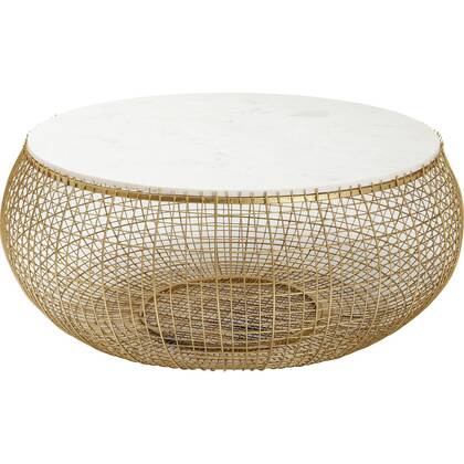 Kare Design Cesta Salontafel marmer Wit