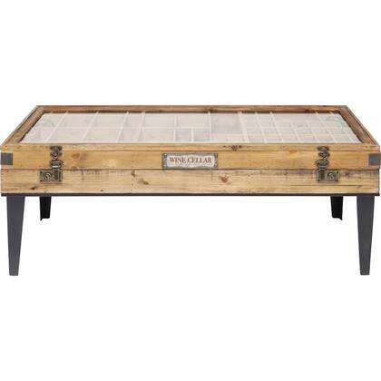 Kare Design Collector Salontafel 122x55cm nature Messing
