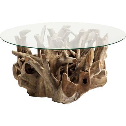 Kare Design Roots Salontafel 100cm Messing