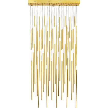 Hanglamp Living Vegas Deluxe Goud Kare Design afbeelding