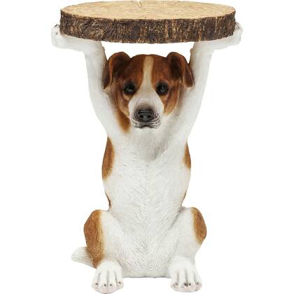 Bijzettafel Animal Jack Russell Kare Design Wit