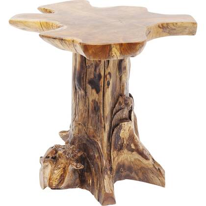 Bijzettafel boomstronk Kare Design Messing