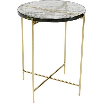 Bijzettafel Ice Ø40cm Kare Design Transparant