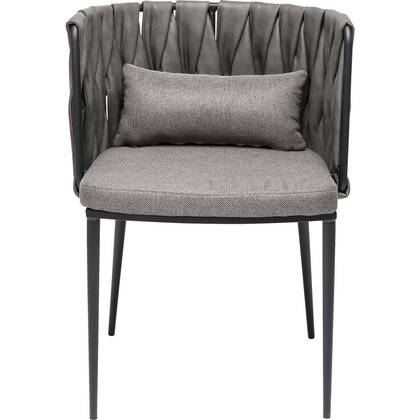 Kare Design Cheerio Stoel met armleuningen Grijs