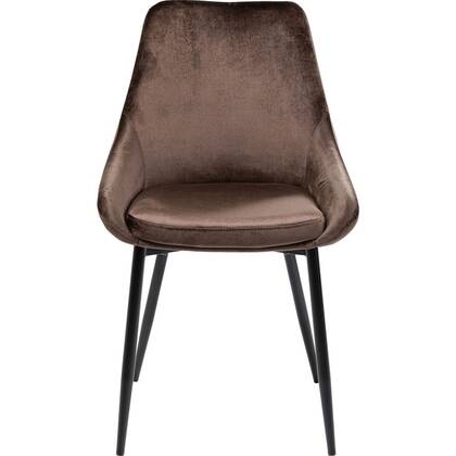 Kare Design East Side Stoel fluweel Bruin