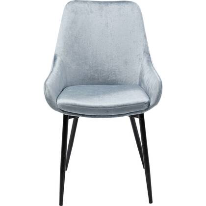 Kare Design East Side Stoel fluweel Grijs