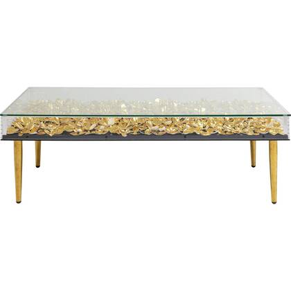 Kare Design Bloemen Salontafel 120x60cm Goud