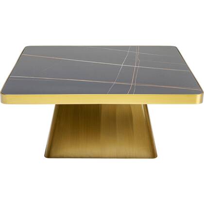 Kare Design Miler Salontafel en zwart 80x80cm Goud