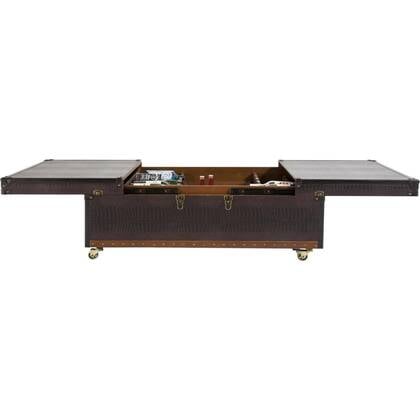 Kare Design Globetrottor Salontafel-bar croco Bruin