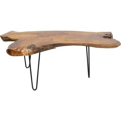 Kare Design Aspen Salontafel 100x60cm nature Messing