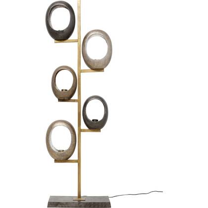 Kare Design Five Loops Vloerlamp 173cm Bruin